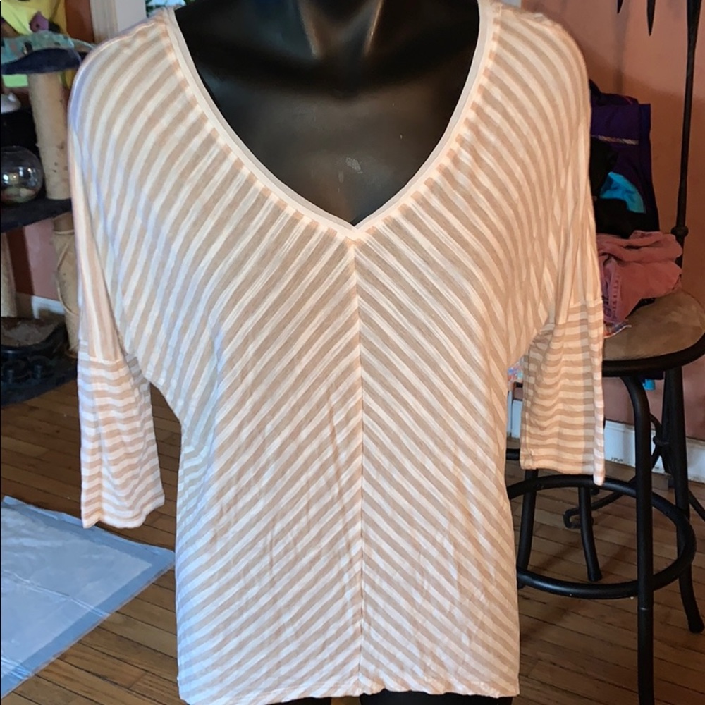 White house black market shirt size small stripe